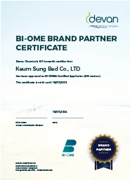 BI-OME 인증서